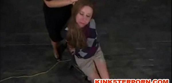  Female domination – Slaves in bondage are tormented